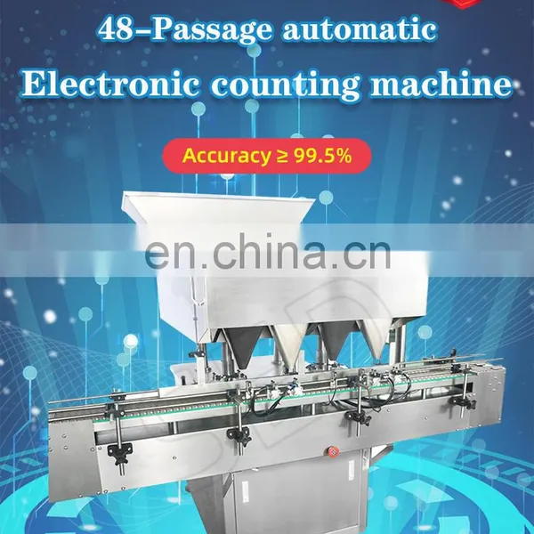 48 Channel Fully Automatic Electronic Vibrating Capsule Candy Counter Machine photo-4