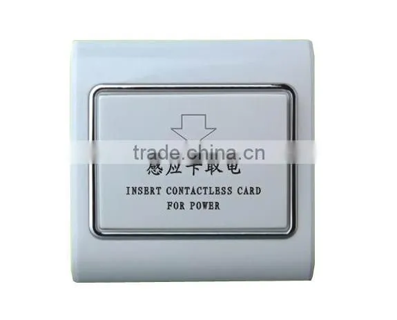 Best Quality Energy Saving Key Card Power Switch RFID T5577 or 13.56mhz hf 1k Card Hotel Energy Saving Switch photo-2