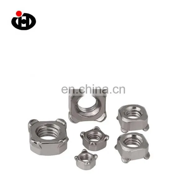 Hot Sale JINGHONG Square Stainless Steel Plain Weld Nut With Four Spot DIN928 photo-4