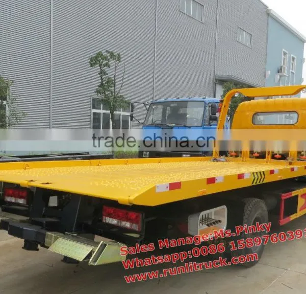 Cheaper Price DFAC Wrecker Tow Trucks 4Tons Towing Truck Crane Platform Hot Sales photo-5