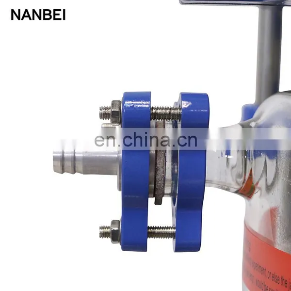 High Pressure Chemical Lab Size Mixing Double Layer Glass Reactor Bioreactor photo-4