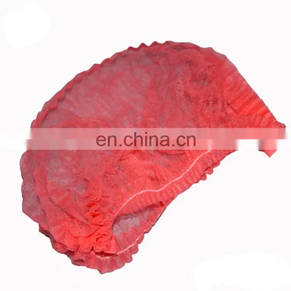 Security Safety Nonwoven Bouffant Cap Safety Clip Cap Food Industry Disposable Head Cover photo-4