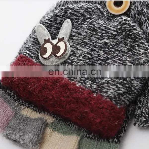 Warm Winter Gloves Kids Children Cute Lovely Mittens Hand Gloves Safety Gloves MIXED Color Wool SONICE3144 ONE Size CN;JIA photo-4