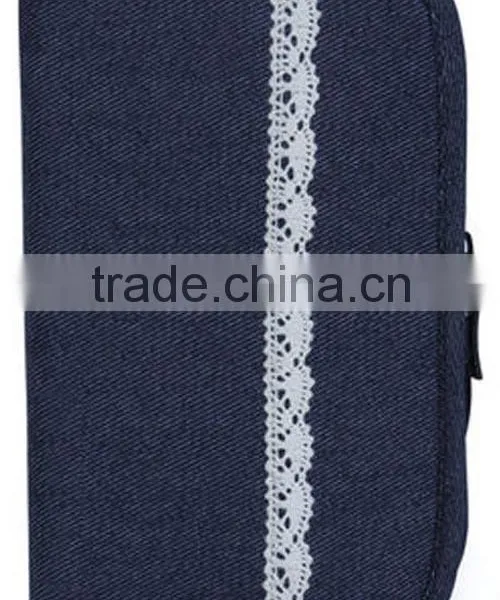 Portable Jean Cloth Jewelry Storage Bag Jewelry Pouch Travel Jewelry Organizer photo-3