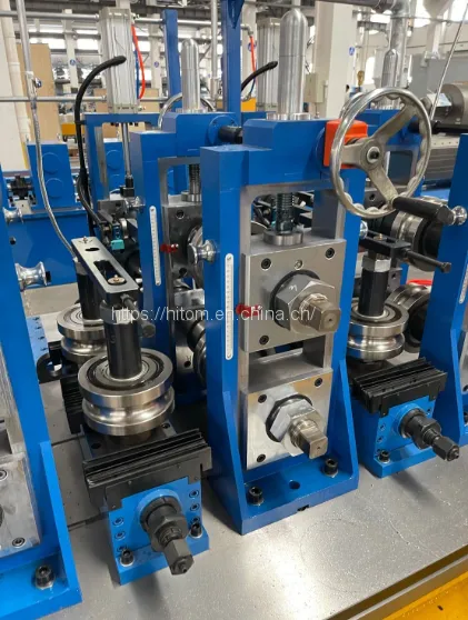 Black Steel Pipe Making Machine For Full Hard Cold Rolled Coil Strip