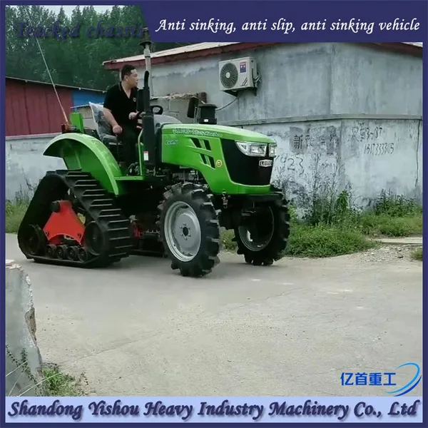 Tractor Modification With Half Track Anti Sinking and Anti Slip photo-4