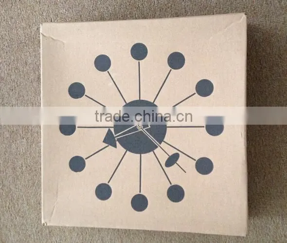 Walnut Ball Clcok Wall Clock photo-4