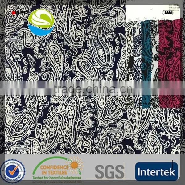 Fashion Printed 55% Cotton 45% Polyester Poplin Fabric for Shirt photo-2