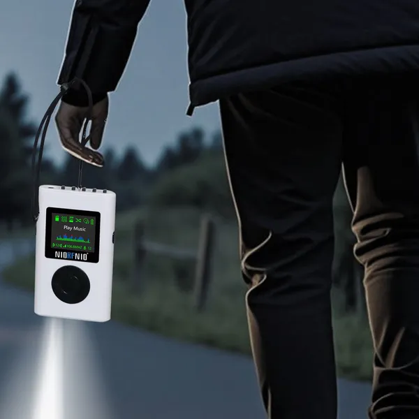 NIORFNIO Portable Multimedia FM Transmitter Held in Hand With the Function of Monitoring a Bluetooth Microphone photo-4