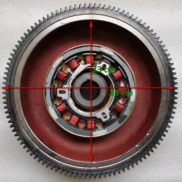 KOOP Genuine Electric Start Flywheel With Gear Ring photo-2