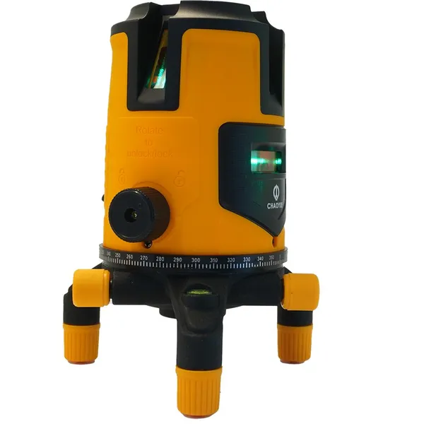 5 Line Green Beam Laser Level Rechargeable Self-Leveling Construction Tool With Adjustable Platform for Wall Ceiling Work photo-4