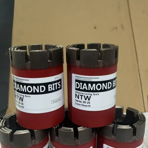 Impregnated Crown NTW HTW, Matrix 12mm, Impreg Diamond Core Bit for Hard Formation Core Drilling photo-2