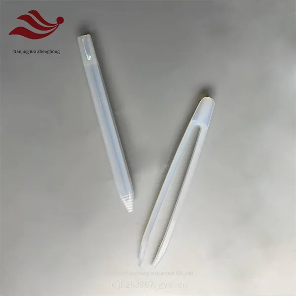 Pfa Serrated Tweezers Anti - Slip Clips, Corrosion - Resistant Teflon Serrated Clamps for Stable Particle Grasping photo-5