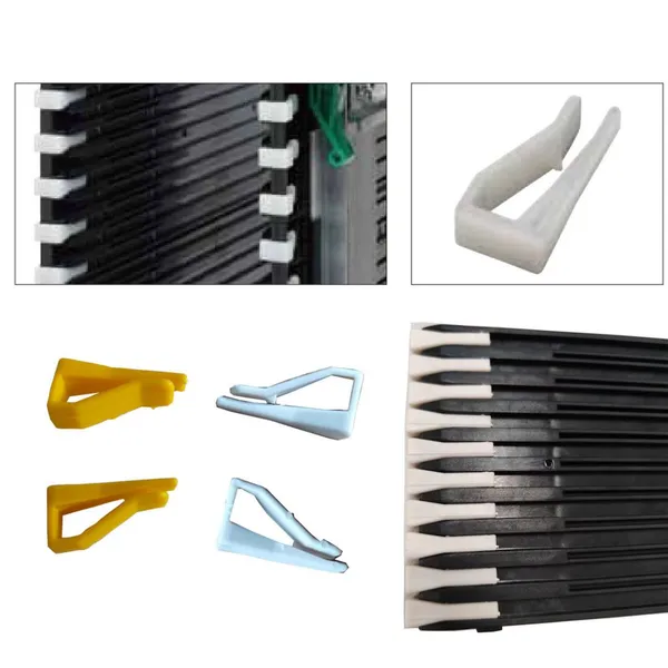 ESD Slot Stopper for SMT PCB Magazine Rack Antistatic Locking System PP Plastic materials
