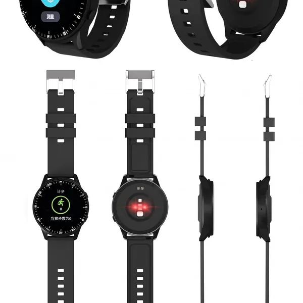 W300LU-LoRaWAN+UWB, GPS+BLE5.0，IP67 Waterproof, GPS+Glonass+Wifi, Heart Rate+Body Temp. Tracker Wristband/ Smart Watch photo-4