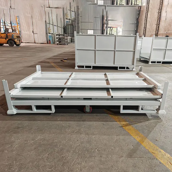 Durable Plastic Turnover Crate for Warehouse Storage and Cargo Handling photo-4
