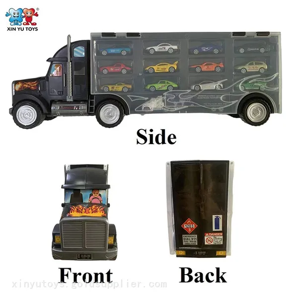 XINYU American Style Deliver Truck Toy With Die Cast Cars photo-3