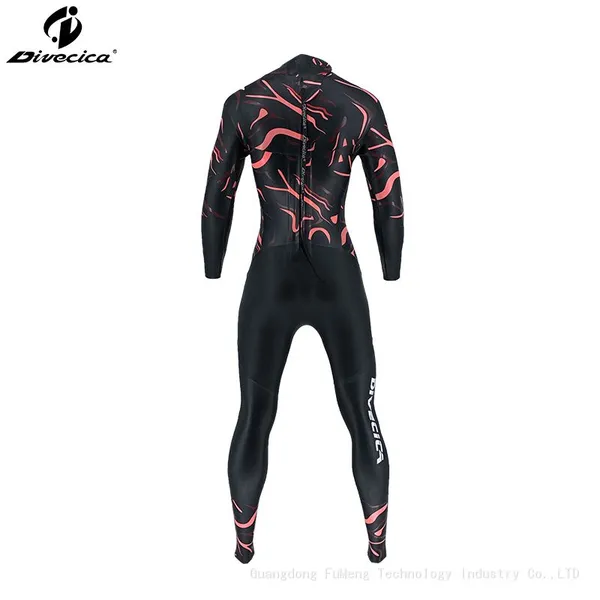 5MM Neoprene Mens Wetsuits Smoothskin Neoprene for Open Water Swimming Diving Scuba photo-3