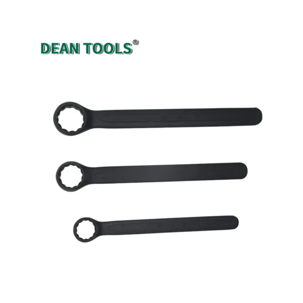 Heavy Duty Steel Offset Single Box Wrench,Offset Single Box End Design,High Torque Performance photo-3