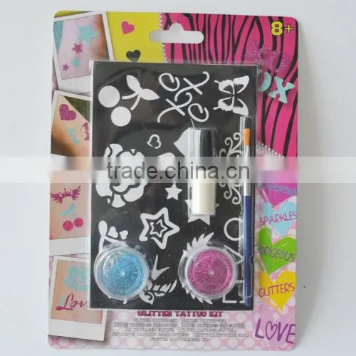 Gift for Girls-Body Art Temporary Glitter Tattoo Mini Set photo-3