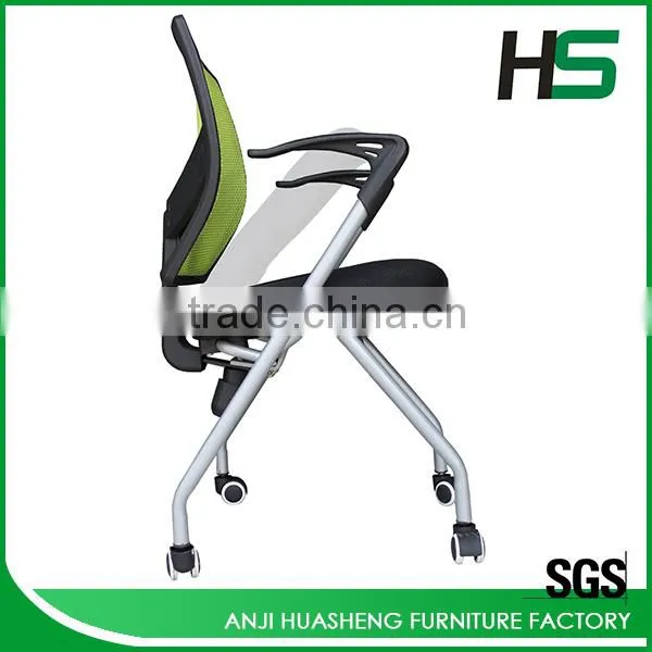 Modern Color Customized Mesh Folding Task Chair With Wheels photo-4