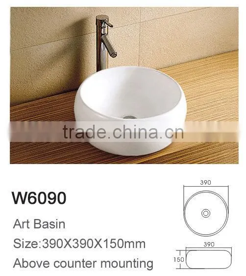 China Hot Sale Bathroom Countertops Ceramic Basin photo-2