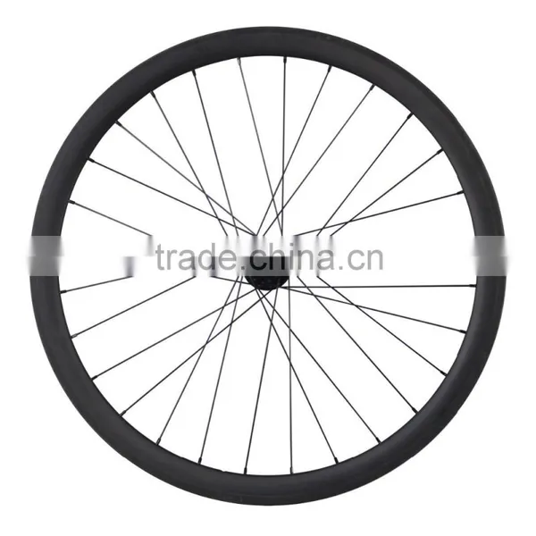 ICAN Carbon Road Disc Carbon Wheels 700c Disc Bike Wheel 38mm Tubular Cyclocross Disc Wheelset 38T photo-6