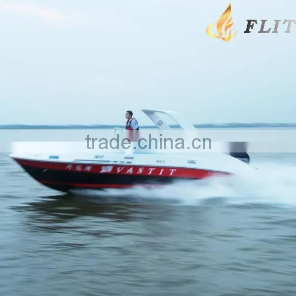 Flit Factory Price Luxury Fishing Yacht Work Boat Half Cabin photo-3