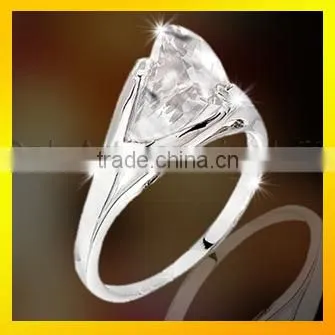 High Quality Wedding Jewelry Fashion Ring Sterling Silver Rings Jewelry Womens photo-4