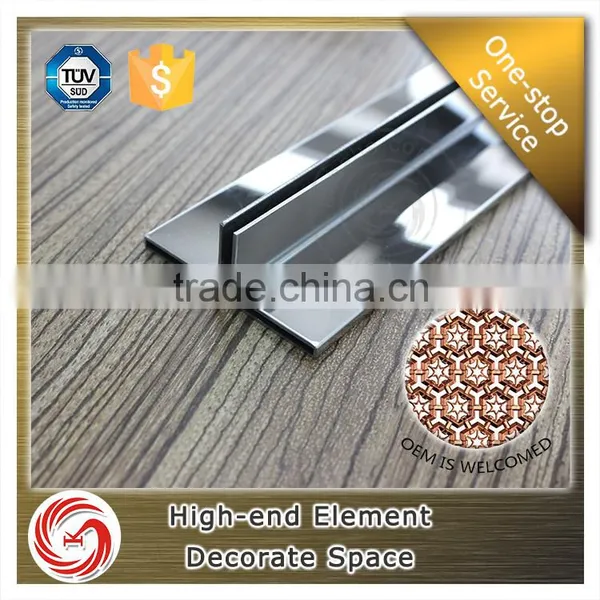 Trade Assurance Mirror Surface Stainless Steel Floor Expansion Joint for Tile photo-3