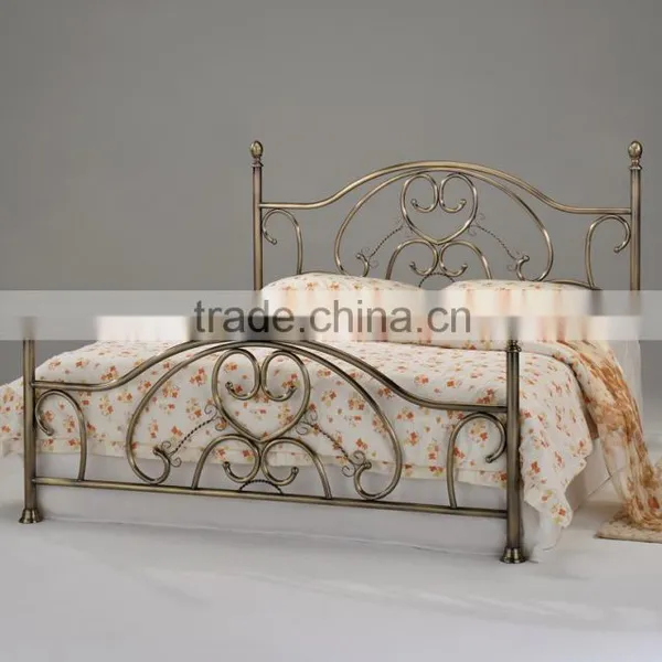 Modern Classic Bed , Double Iron Bed