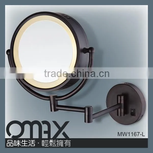 Cheap Gift Adjustable Brass Wall Slide Mirror photo-4