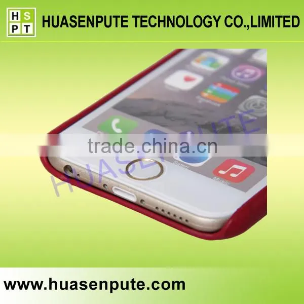 Luxury Ultra PU Leather Hard Back Case Silicone Cover For Apple IPhone 6 photo-2