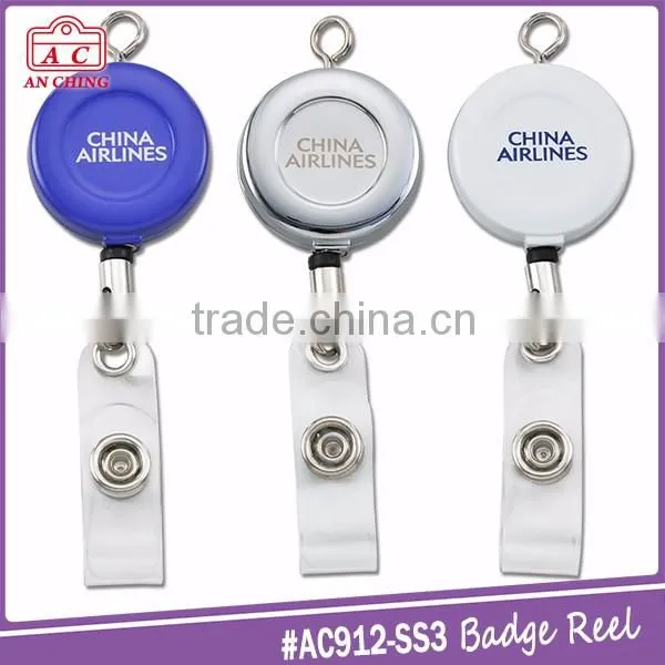 High Quality Carabiner Style Yoyo Badge id Card Holder With Back Clip photo-2