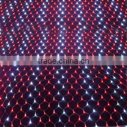 Fullbell Led Net Lights White Wire 200 LED Wedding Fairy Mesh Net Lighting Outdoor Twinkle Christmas Decoration photo-6