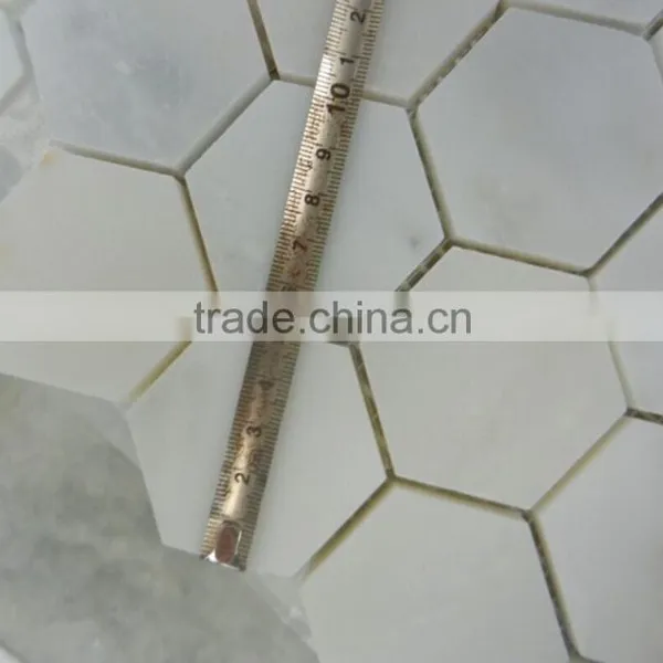 Wholesale Top Quality Natural White Marble Mosaic on Sale photo-2