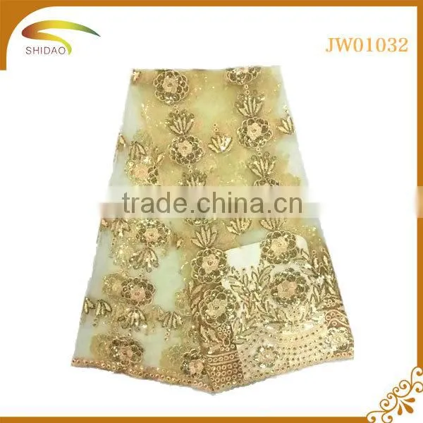 Wholesale High Quality Latest Chinese Decorative Embroidery 3D Patterned Silk Fabric for Curtains and Dress photo-4