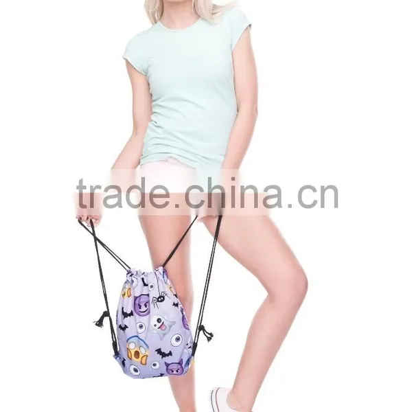 High Quality 3D Printed Custom Produce Children Drawstring Bag photo-3
