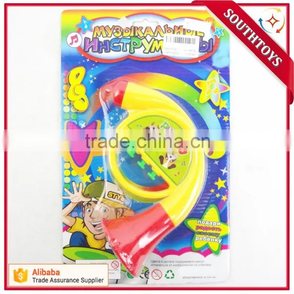 Kids Musical Instrument Plastic Trumpet Horn Loudspeaker Toy