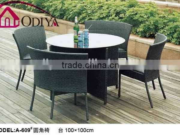 Outdoor Garden Furniture Poly Wicker Rattan Sofa photo-4