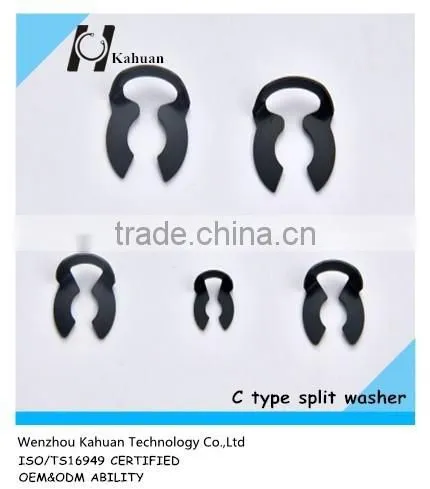 Stainless Steel Material or 65Mn Black Oxide C Type Split Washer