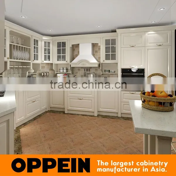 Dubai White Irregular Curved Cupboard Lacquer Wooden Kitchen Furniture photo-2