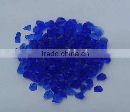 Crushed Dark Blue Glass