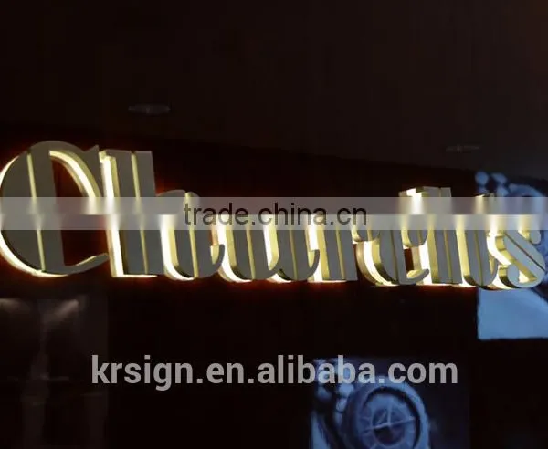 Stainless Steel Lighted Letter Sign With Led Illumination photo-2