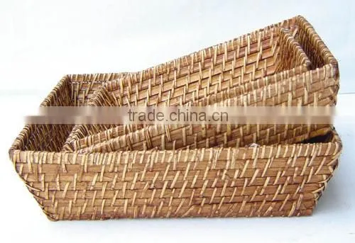 Woven Full Rattan Bread Basket photo-2