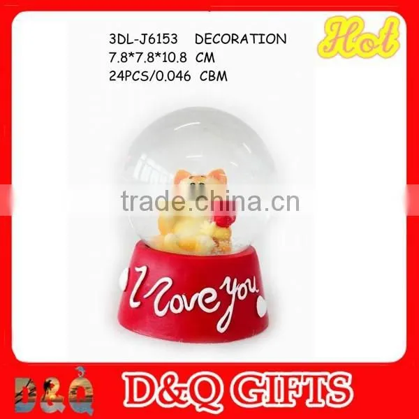 Acylic Liquid Snow Globe 3D Poly Liquid Snow Globe photo-3