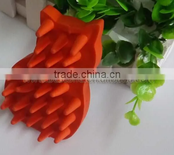Rubber Dog Grooming Hair Brush photo-2