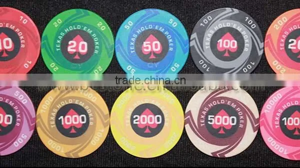Wholesale 10g Custom Ceramic EPT Poker Chip photo-3