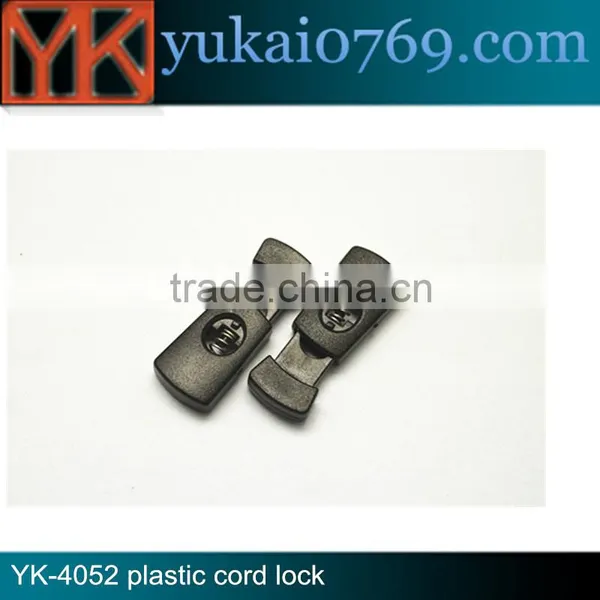 Plastic Double Cord Stopper,plastic Cord Locks With Two Holes,shoelace Locks photo-2