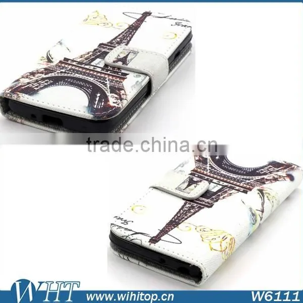 Cell Phone Protective Case for LG L70, Colorful Painting Leather Case for LG Optimus L70 photo-3